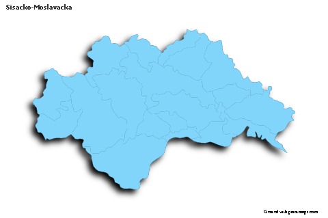 Sample Maps for Sisacko-Moslavacka (blue,outline,shadowy)