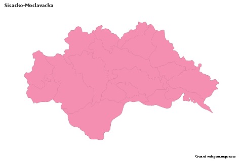 Sample Maps for Sisacko-Moslavacka (pink,outline)