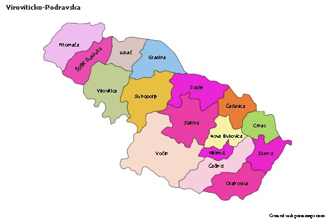 Sample Maps for Viroviticko-Podravska (colored)
