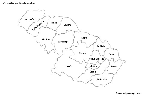 Sample Maps for Viroviticko-Podravska (black-white)