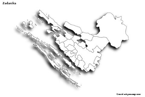 Sample Maps for Zadarska (black-white,shadowy)