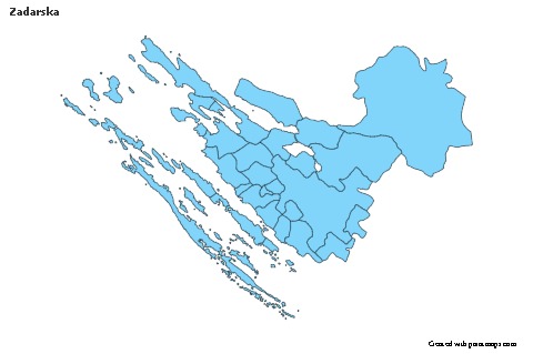 Sample Maps for Zadarska (blue)