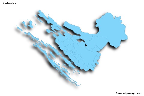 Sample Maps for Zadarska (blue,outline,shadowy)