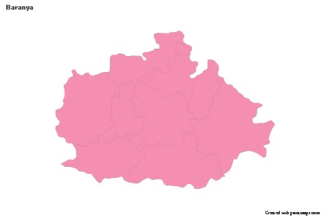 Baranya için Örnek Haritalar (pembe,anahat)