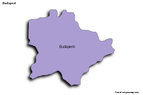 Sample Maps for Budapest (colored,shadowy)