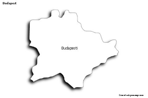 Sample Maps for Budapest (black-white,shadowy)