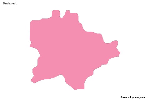 Sample Maps for Budapest (pink,outline)