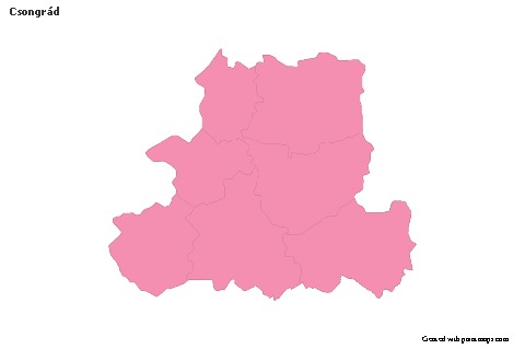 Sample Maps for Csongrád (pink,outline)