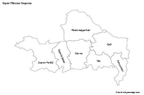 Sample Maps for Gyor-Moson-Sopron (black-white)