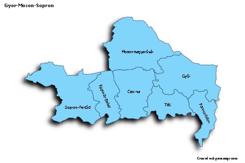Sample Maps for Gyor-Moson-Sopron (blue,shadowy)