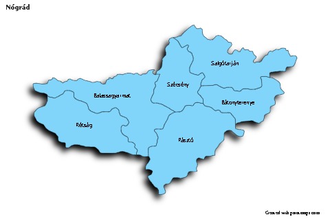 Sample Maps for Nógrád (blue,shadowy)