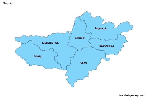 Sample Maps for Nógrád (blue)