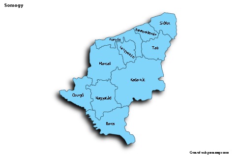 Sample Maps for Somogy (blue,shadowy)