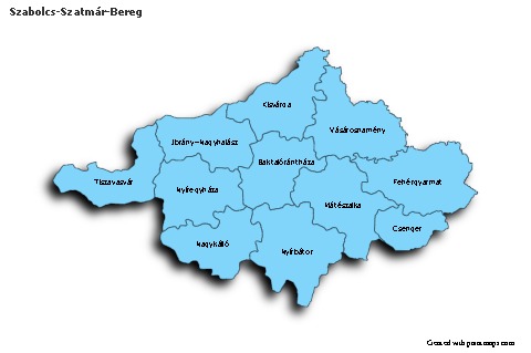 Sample Maps for Szabolcs-Szatmár-Bereg (blue,shadowy)