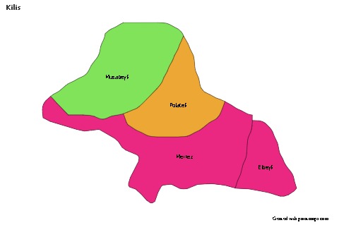 Sample Maps for Kilis (colored)