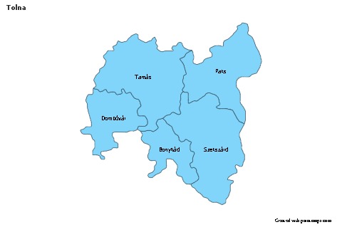 Sample Maps for Tolna (blue)