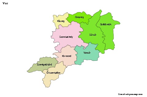 Sample Maps for Vas (colored)