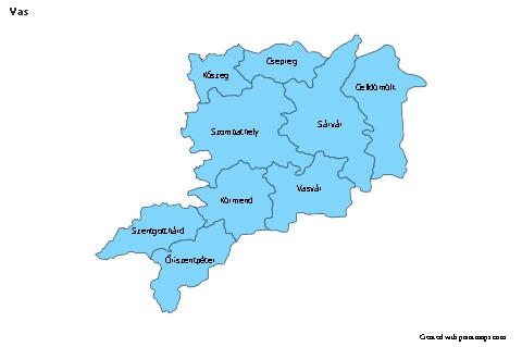 Sample Maps for Vas (blue)
