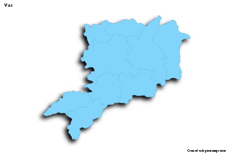 Sample Maps for Vas (blue,outline,shadowy)