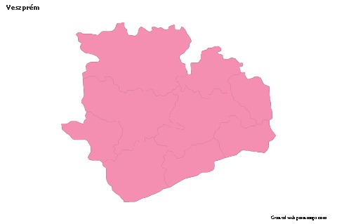 Sample Maps for Veszprém (pink,outline)