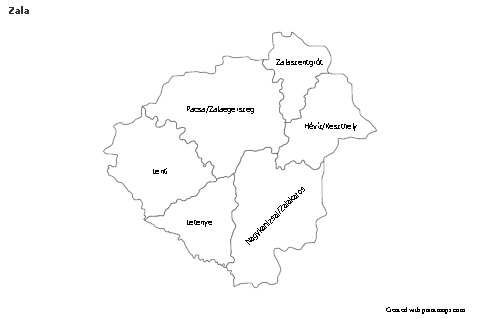 Zala için Örnek Haritalar (siyah-beyaz)