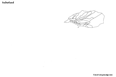 Sample Maps for Suðurland (black-white)