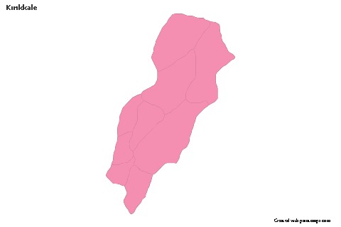 Sample Maps for Kırıkkale (pink,outline)