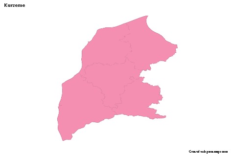 Sample Maps for Kurzeme (pink,outline)