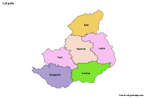 Contoh Peta untuk Latgale (berwarna)