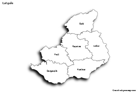 Contoh Peta untuk Latgale (hitam-putih,bayangan)