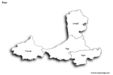 Sample Maps for Riga (black-white,shadowy)