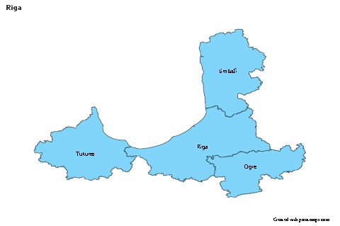Sample Maps for Riga (blue)