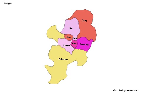 Sample Maps for Daegu (colored)