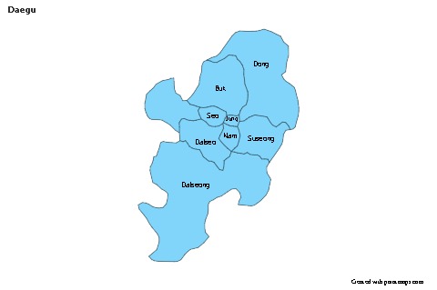 Sample Maps for Daegu (blue)