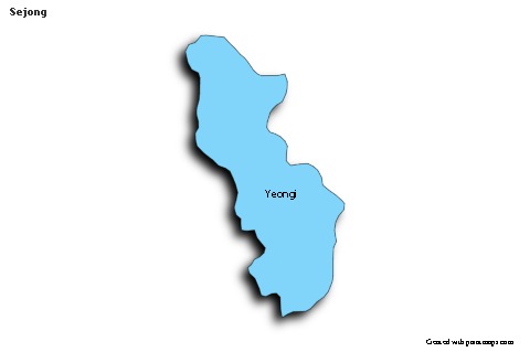 Sample Maps for Sejong (blue,shadowy)