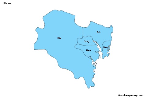 Sample Maps for Ulsan (blue)