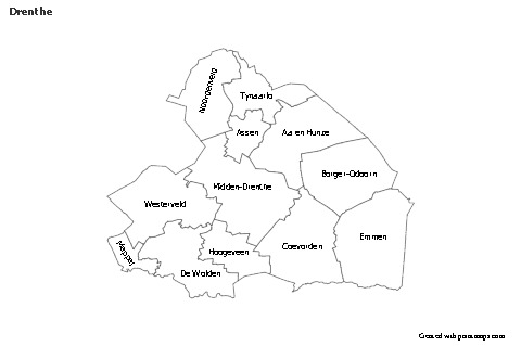 Sample Maps for Drenthe (black-white)