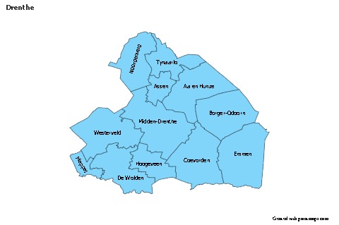 Sample Maps for Drenthe (blue)
