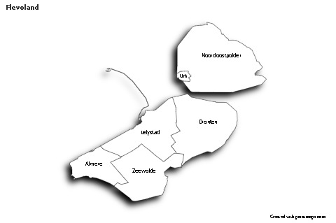 Sample Maps for Flevoland (black-white,shadowy)