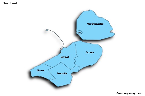Sample Maps for Flevoland (blue,shadowy)