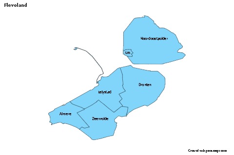 Sample Maps for Flevoland (blue)