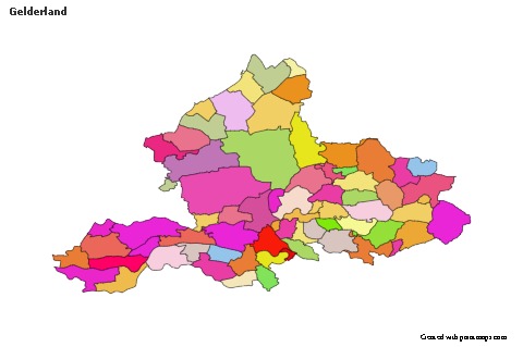 Sample Maps for Gelderland (colored)
