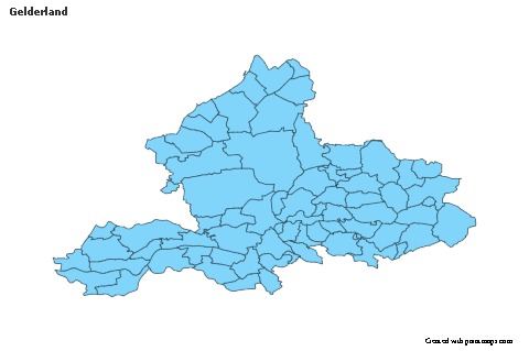 Sample Maps for Gelderland (blue)