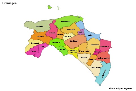 Sample Maps for Groningen (colored)