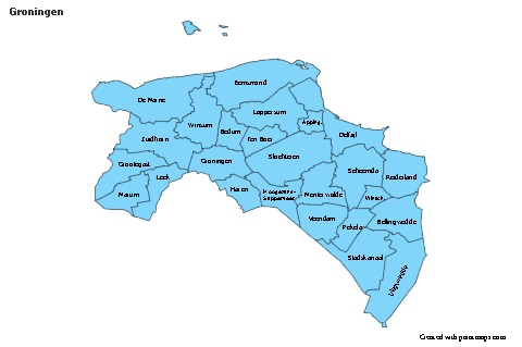 Sample Maps for Groningen (blue)