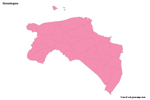 Sample Maps for Groningen (pink,outline)