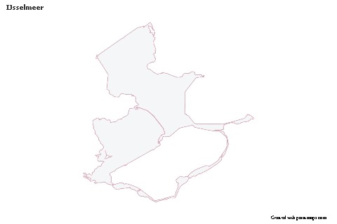 Sample Maps for IJsselmeer (pink,outline)