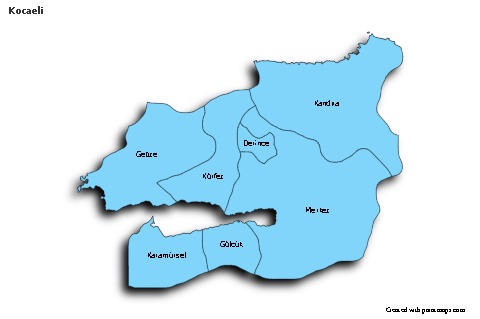 Sample Maps for Kocaeli (blue,shadowy)