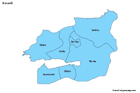 Sample Maps for Kocaeli (blue)