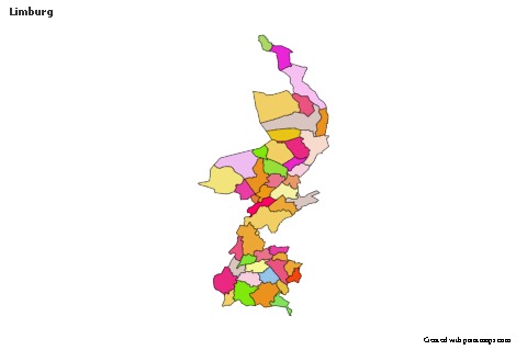 Contoh Peta untuk Limburg (berwarna)